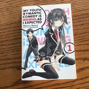 My Youth Romantic Comedy Notebook - Black and White